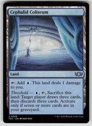 Cephalid Coliseum 349 Commander: Tarkir: Dragonstorm Uncommon Land MTG