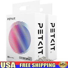 5-in-1 Unscented Cat Litter Rapid Clumping Dust-Free Water Flushable 16lbs New