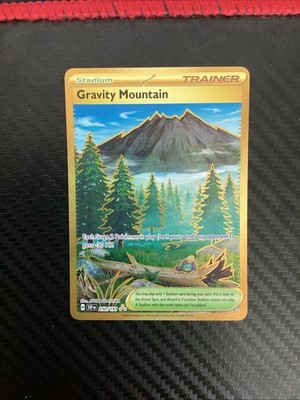 Gravity Mountain 250/191 Surging Sparks Gold Secret Rare Pokemon Card NM