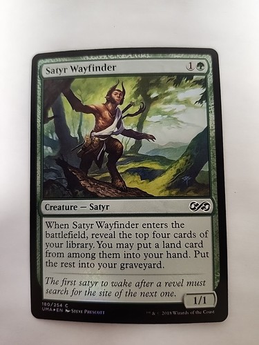 MTG Satyr Wayfinder - Ultimate Masters - Nm Foil Magic the Gathering | eBay