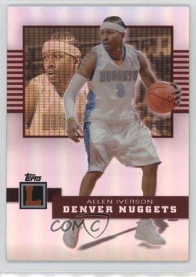 2007-08 Topps Letterman Refractor /99 Allen Iverson #3 HOF 1jw8