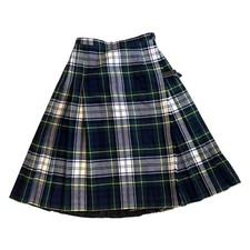Wool Plaid Tartan Scottish Kilt Size 24  Waist