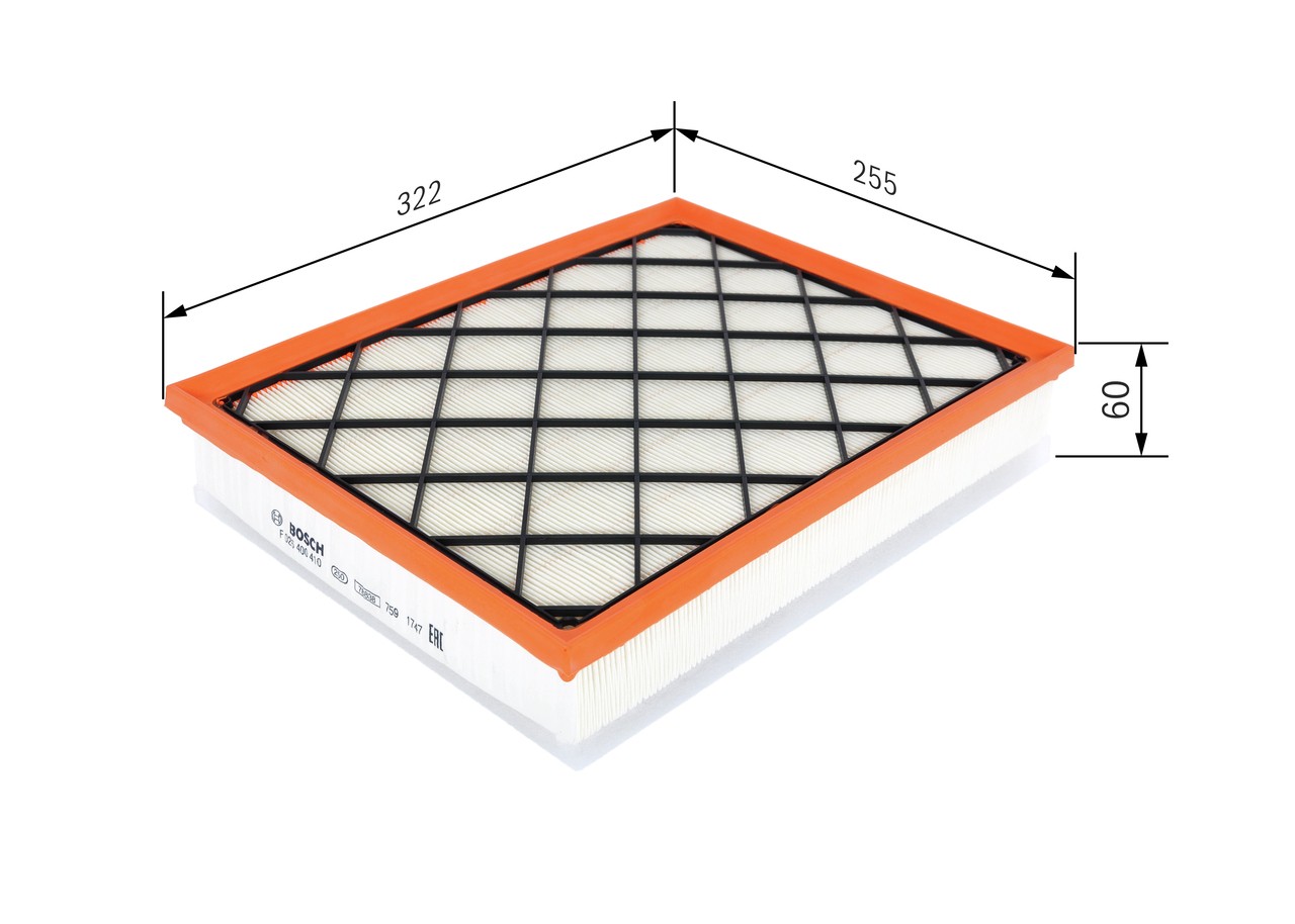 ✅Fits BOSCH F 026 400 410 AIR FILTER   ⭐UK Seller⭐