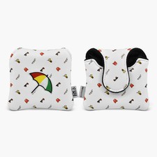 PRG Golf Arnold Palmer Enterprises Micro print White Mallet Putter Cover