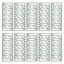 100Pcs Christmas Ornament Hooks S-shaped Wire Hook Hangers Hanging Jewelry DIY