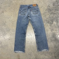 Vintage 1990s Levi’s 501 Button Fly Jeans Made In USA Size 31x30.5