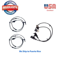 4 ABS Wheel Speed Sensor Front, Rear Left & Right Fit Infiniti G25 G35 G37 AWD
