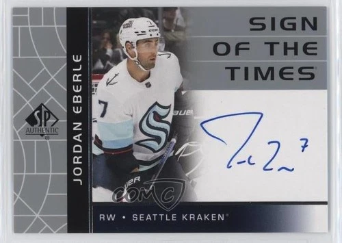 2022 SP Authentic 2002-03 Retro Sign of the Times Jordan Eberle #RSOTT-EJ Auto