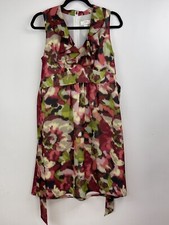 Ann Taylor LOFT Size 6 Womens Multicolor Floral Sleeveless Dress
