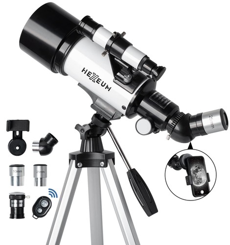 Telescope 70mm Aperture 500mm - for Kids & Adults Astronomical refracting Por... - Picture 1 of 7