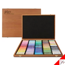 Mungyo MOPV-120 Soft Oil Pastels Wood Box Set 120 Assorted Color 2021 Version