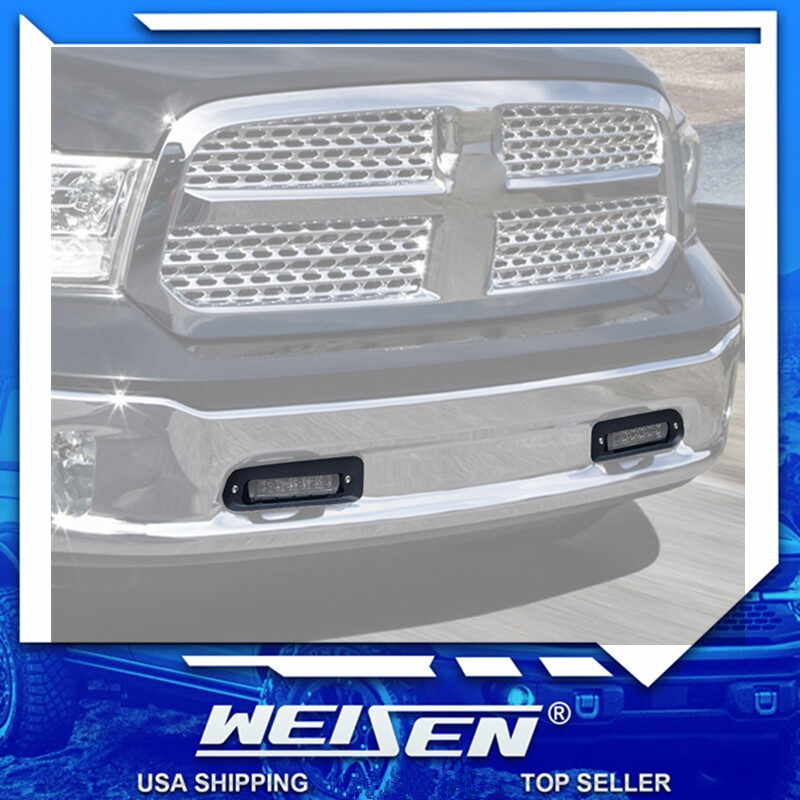 2X Front Tow Hook Bezels Bracket for Dodge Ram 1500 20132018 LH+RH