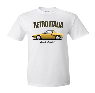FIAT X1-9 t-shirt. RETRO ITALIA. CLASSIC CAR. BERTONE. X1 9