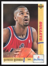 1991-92 Upper Deck Haywoode Workman Rookie Washington Bullets #330