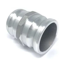 Aluminum Type AA Cam and Groove Fitting Spool Adapter, 3" Male Camlock Adapte...