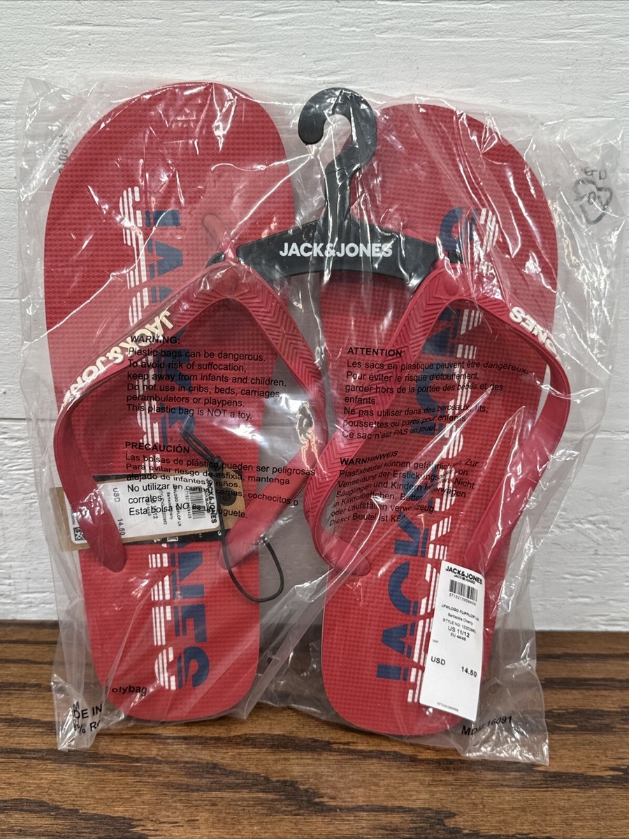 NEW JACK & JONES Premium Flip Flops Sandal Lot Of 5 SZ 7-12 Jack & Jones Flip Flops Various Styles And Sizes ( 5 Pair  main image 3