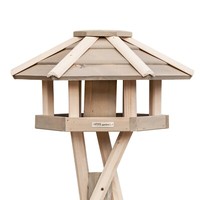 Vogelhaus Mit StäNder 132Cm Futterhaus Vogelfutterhaus VogelhäUschen Vogel Haus