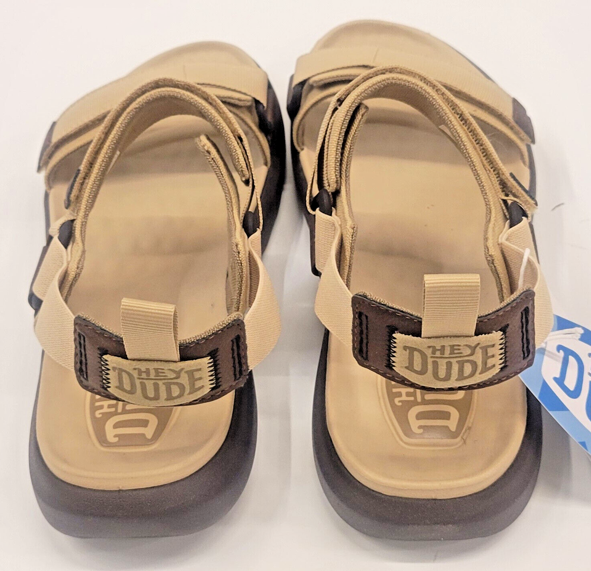 Hey Dude Carson Sandal Sport Mode Mens Size 12 Tan‎ Brown Pool Vaca Beach Comfy Hey Dude - Brandclub - HEYDUDE Men main image 4