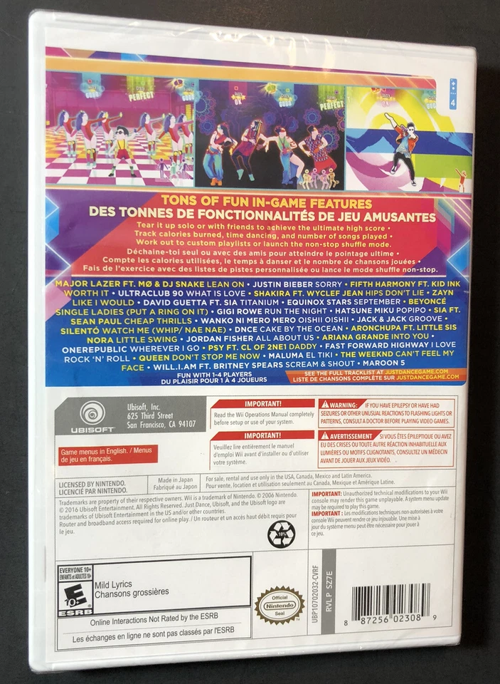 Just Dance 2017 (Wii) NEW - Image 2 of 4