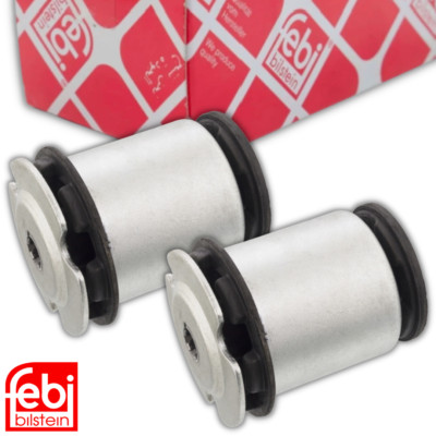 2xFebi37453 Silentbuchse Achsträger hinten für Fiat500L Bravo Stilo Grande Punto