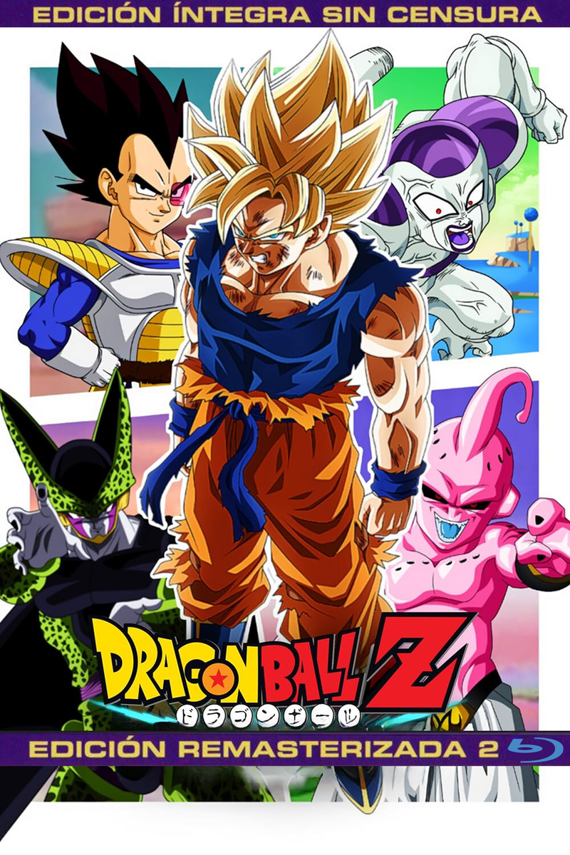DRAGON BALL Z : Set COMPLETO 12 Vols y 14 Blu-Rays Espanol Latino