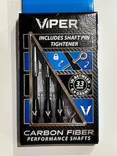 VIPER CARBON FIBER SHAFTS INBETWEEN 33MM BLACK /SILVER NEW SHIP FREE W/ ORINGS