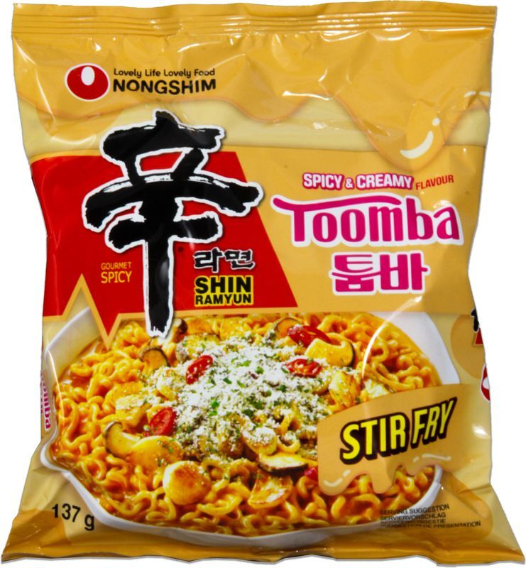 NONGSHIM Shin Ramyun Toomba Stir Fry [ 20x 137g ] Instant Nudeln scharf cremig
