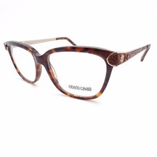 Roberto Cavalli 934 V 052 Havana Gold Reptile New Frame Authentic