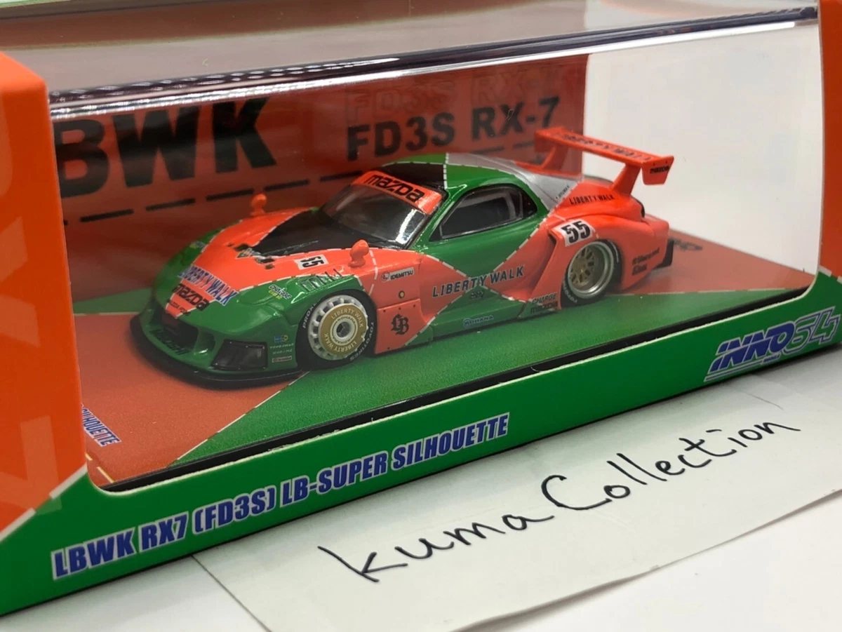 1:64 Inno64 Mazda RX-7 FD3S LB-Super Silhouette LBWK Malaysia 