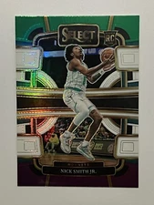 2023-24 Panini Select Nick Smith Jr. #89 Green White Purple Prizm - Hornets