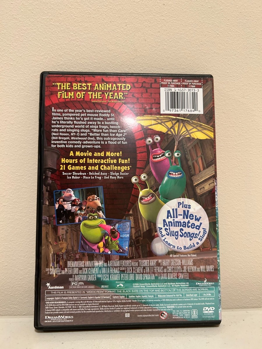 Flushed Away DVD 2007 Widescreen Edition Movie 97361176840| eBay