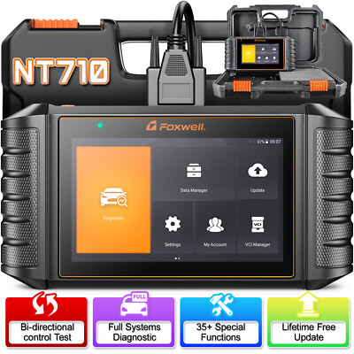 FOXWELL NT710 Diagnostic Scanner For VAG Vehicle OBD2 Key Programmer Active Test