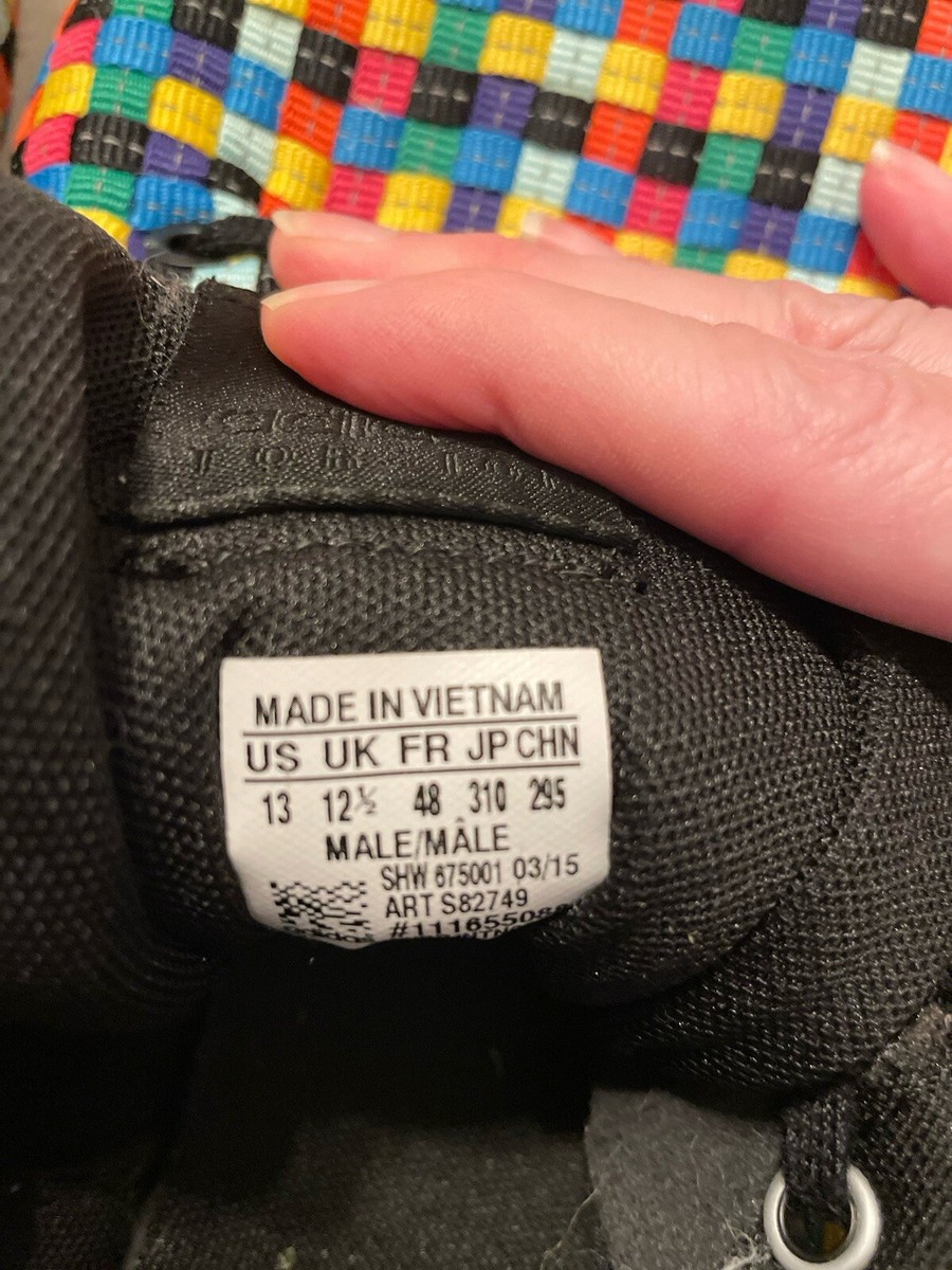 Adidas Originals ZX Flux Multicolor Weave Mens Size 13 Running