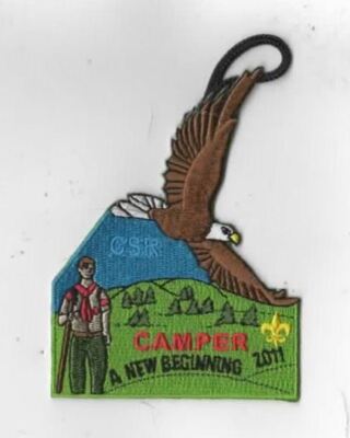 2011 Cherokee Scout Reservation Camper A New Beginning GRN/LBL Bdr. [CA-766]