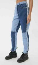 RAGGED PRIEST Quarter Panel MOM JEAN Straight Leg NWOT Never Worn NEW Size 28