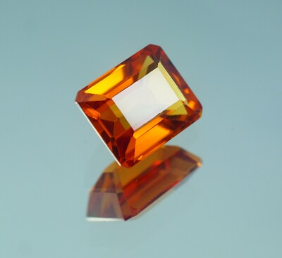 18.60 Ct EGL Certified Natural Golden Yellow Sapphire Emerald Cut Loose Gemstone