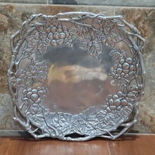 Arthur Court Large Grapevine Aluminum Tray Serving Platter1998