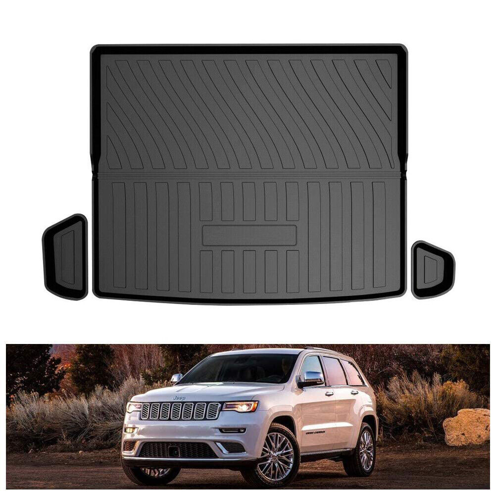 Cargo Trunk Liner Tray Floor Cover Carpet Mat Black for 2014-2023 Jeep Cherokee