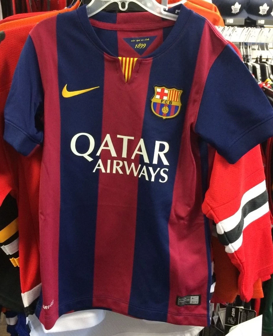 barcelona soccer team jersey