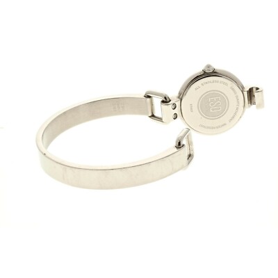 ESQ by Movado E5407 Diamonds SS White MOP Dial Bangle 
