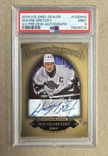2019 Upper Deck CDD Wayne Gretzky Kings Autograph Card #CDDWG #d 5/10 PSA 9 Mint