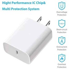 USB-C 18W PD Fast Power Adapter With Cord