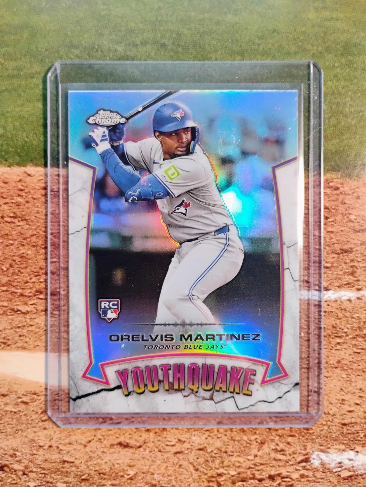 2025 Topps Chrome Orelvis Martinez RC Youthquake Blue Jays #YG-22