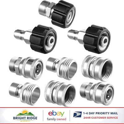 #ad Durable Pressure Washer Quick Connect Kit with Stainless Steel and Brass Parts $65.46