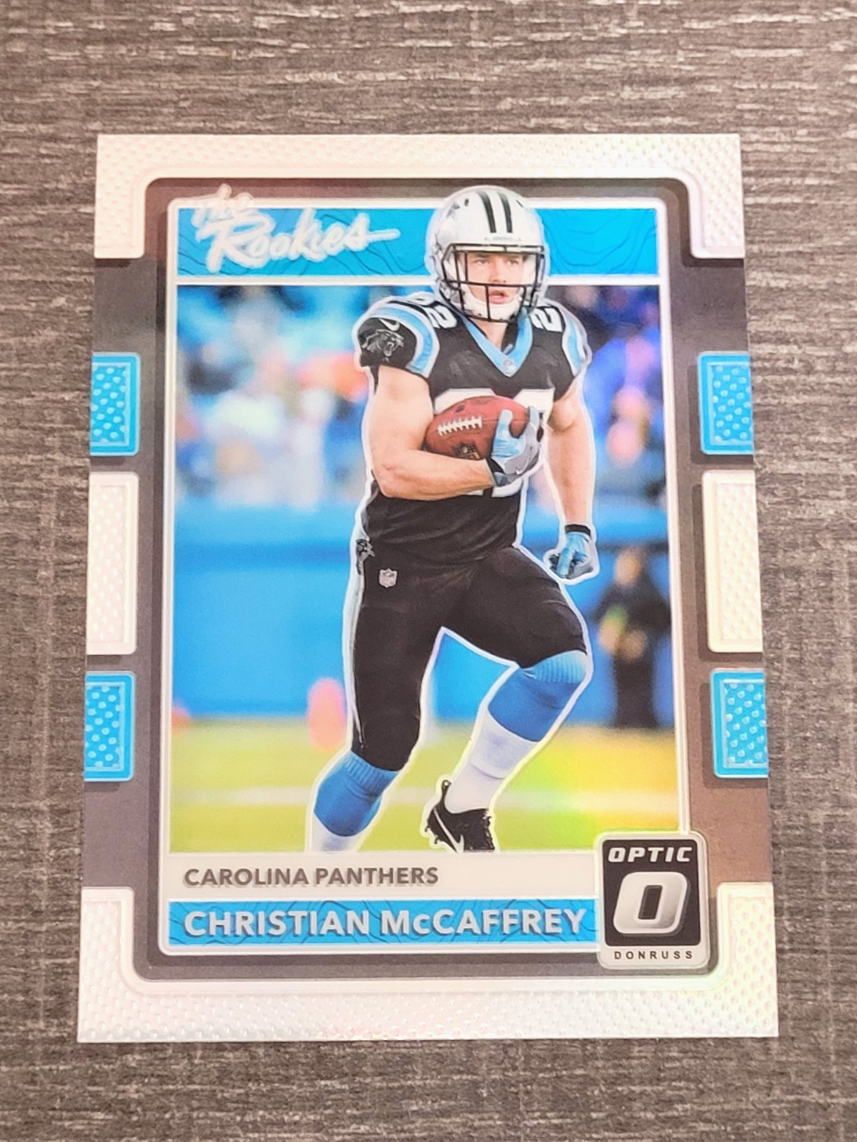 2017 Donruss Optic Christian McCaffrey The Rookies Silver Prizm Panthers 49ers