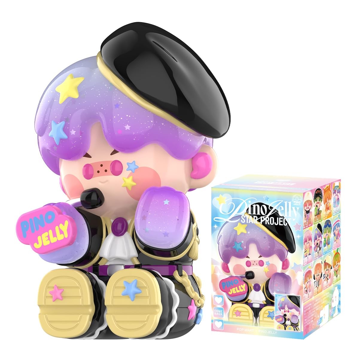 Pop Mart Pino Jelly Star Project Series [1 Pieza] Pop Mart Gachapon Figura Plas_