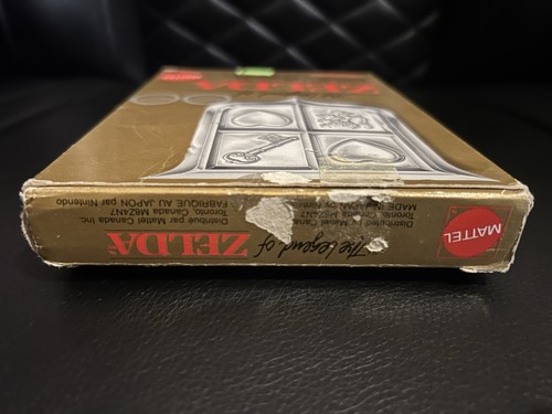 The Legend of Zelda (Nintendo NES, 1987) Complete CIB Canadian Mattel Version - Picture 4 of 12