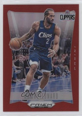 2023-24 Panini Prizm Deca Red Prizm 33/199 Kawhi Leonard #278 1d77