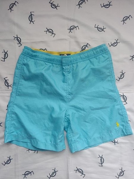 Men Polo Ralph Lauren Shorts Turquoise Polyester #CI0M