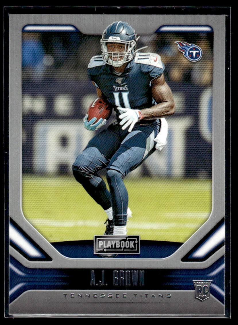 2019 Panini Playbook A.J. Brown Rookie Tennessee Titans #114